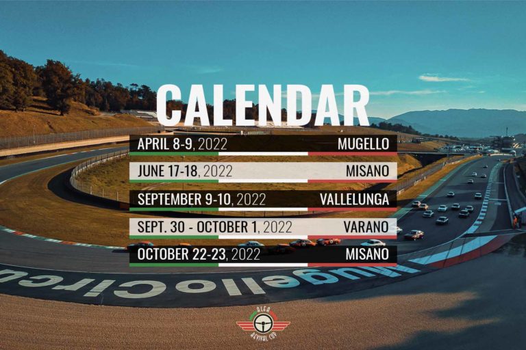 Calendario, Alfa Revival Cup, 2022